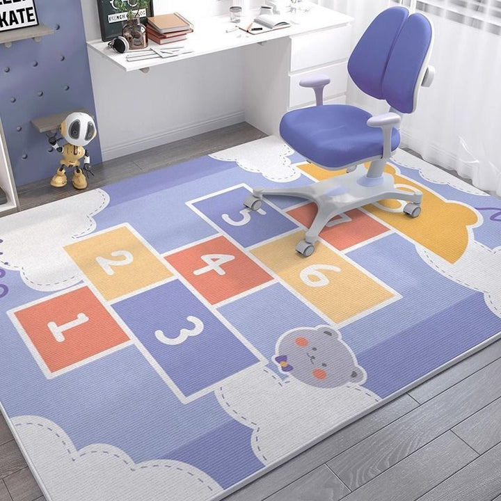 Playful Cartoon-Themed Area Rug