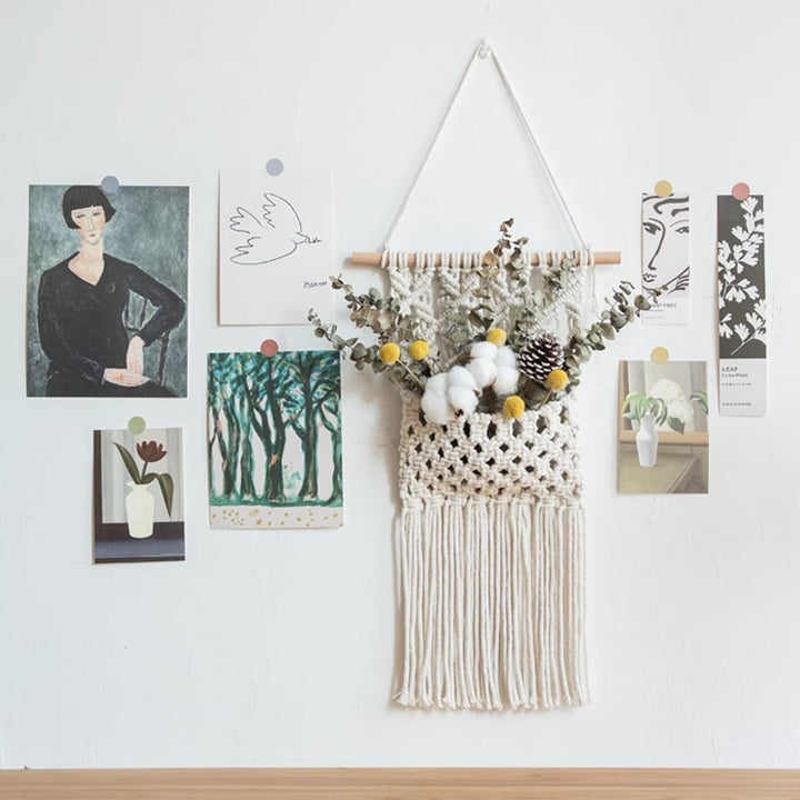 Macrame Wall Hanging with Elegant Fringe Look Kalsten