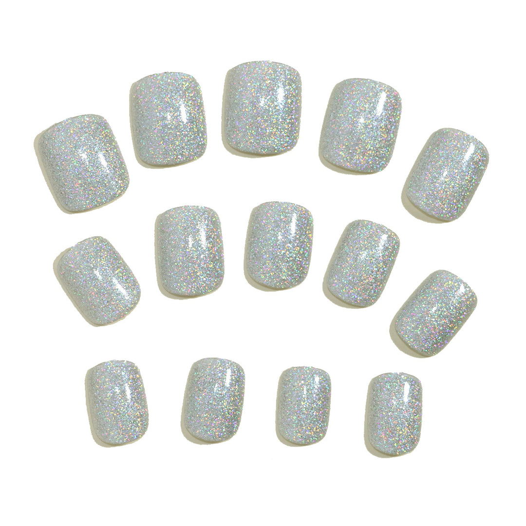 DIY Glitter Press-On Nails Kalsten