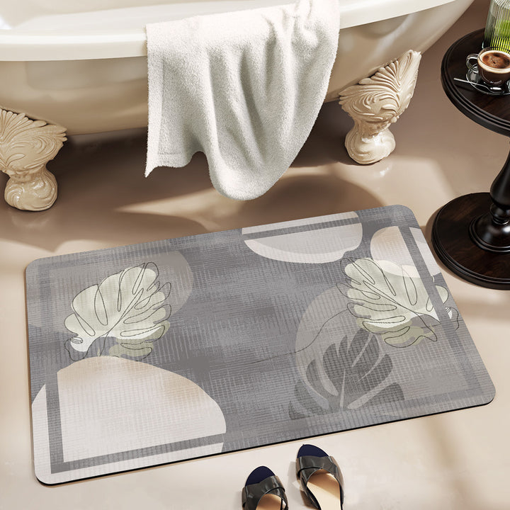 Decorative Luxe Bath Mat Kalsten