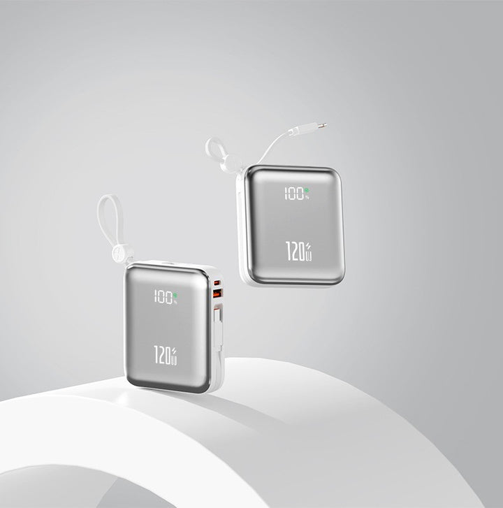 Compact power bank with state-of-the-art quick charging function and digital display Kalsten