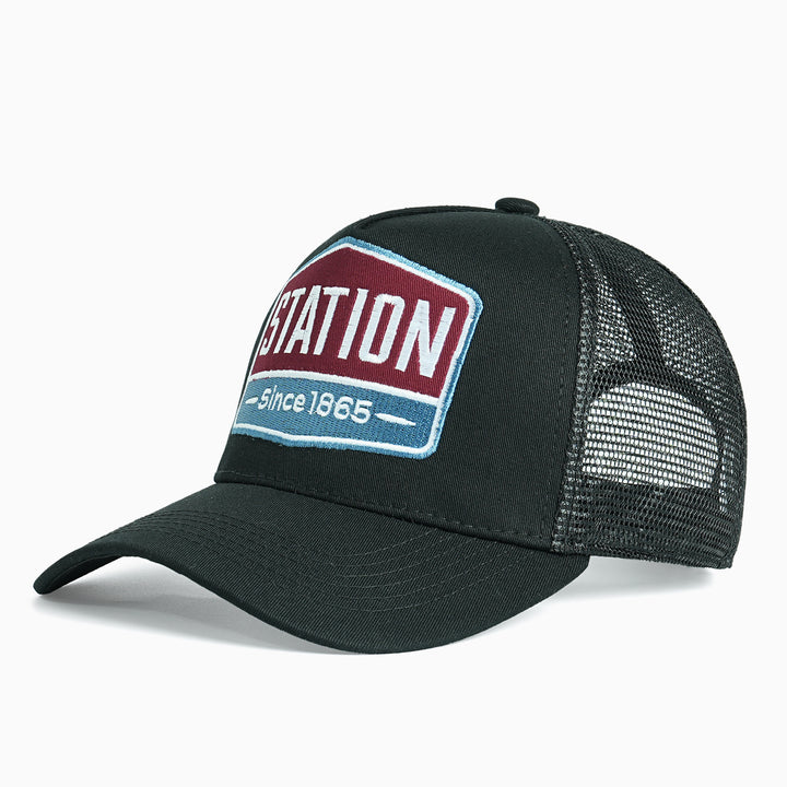 Women Breathable Trucker Cap with Vintage Design Kalsten