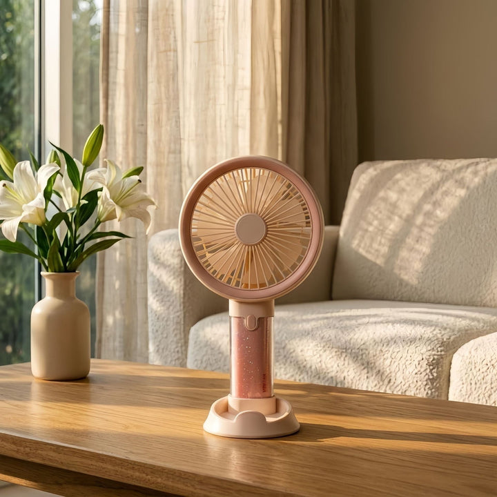 Ladies Portable Mini Fan with Water Mist Sprayer Kalsten