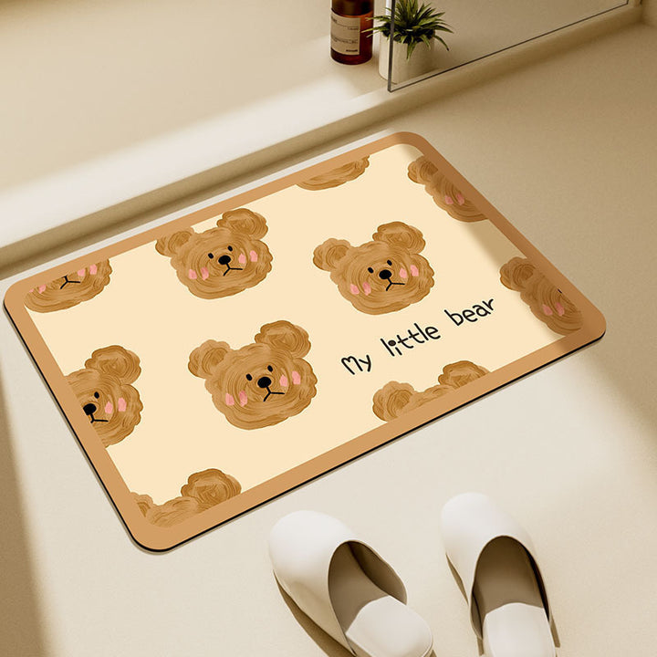Playful Avocado-Themed Floor Mat