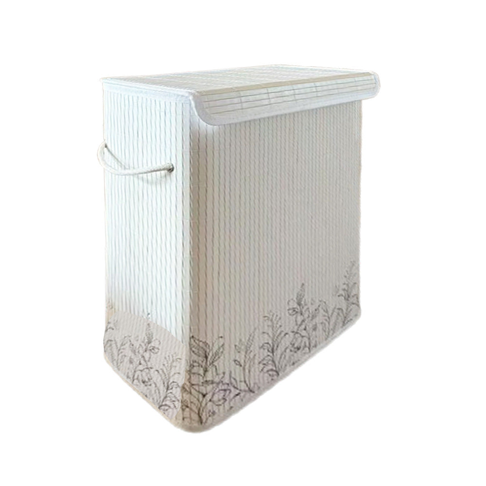 Stylish laundry container with practical lid and carrying handles Kalsten