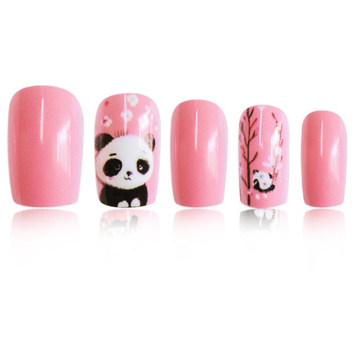Thematic Panda Art Press-On Nail Set Kalsten