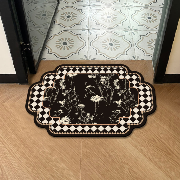 Floral Welcome Mat