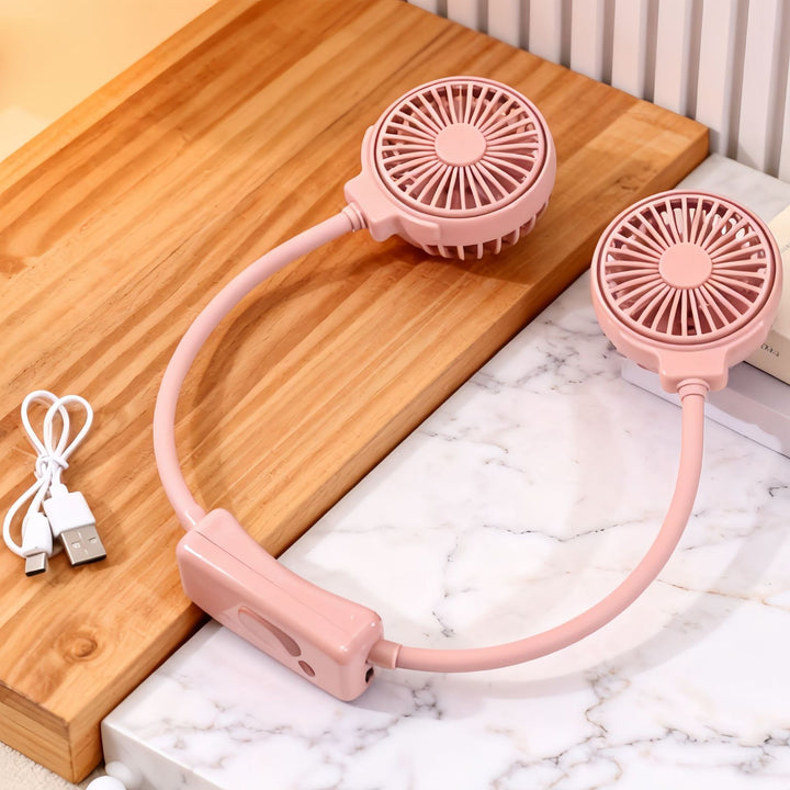 Women Portable Neck Fan with Flexible Design Kalsten