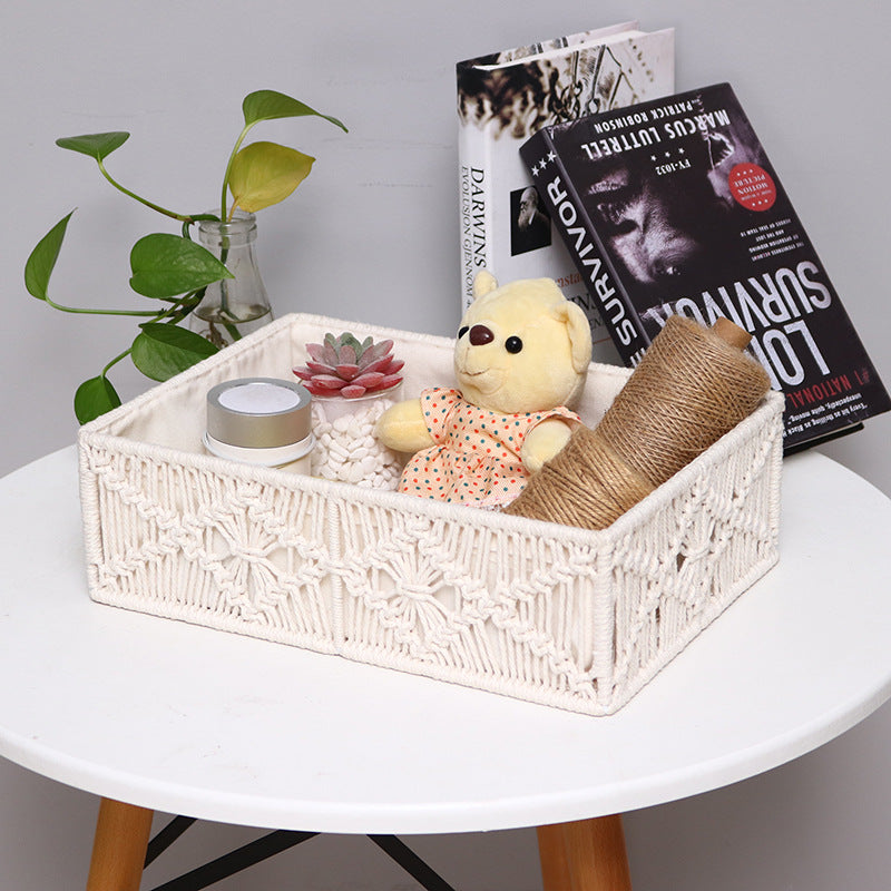Artisan Macramé Storage Baskets