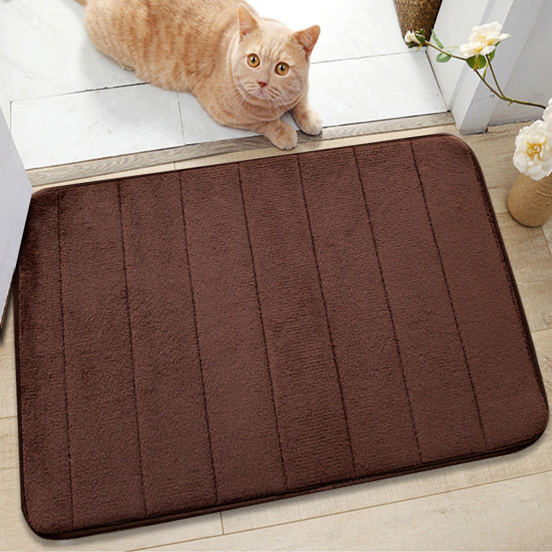 Soft Plush Bathroom Comfort Mat
