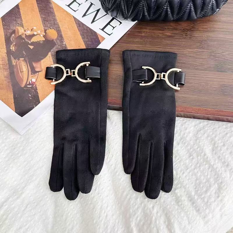 Elegant Fashion Gloves with Decorative Buckle Kalsten