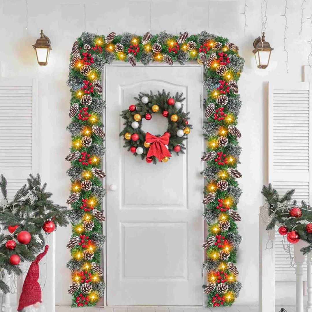 LED Christmas garland