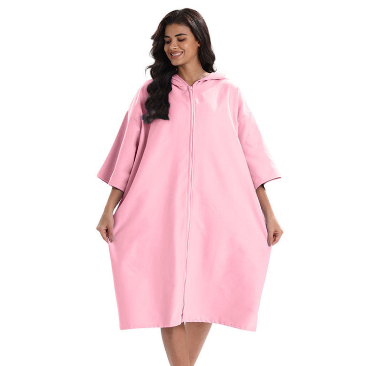 Practical and comfortable bathrobe poncho Kalsten