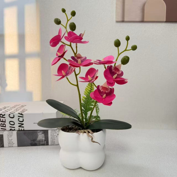 Decorative Artificial Orchid for Indoor Home Display