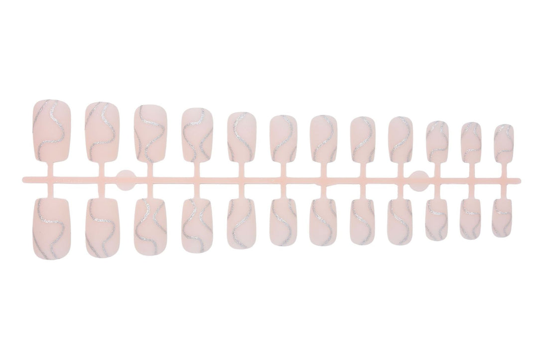 Artificial nails with glittering accents Kalsten