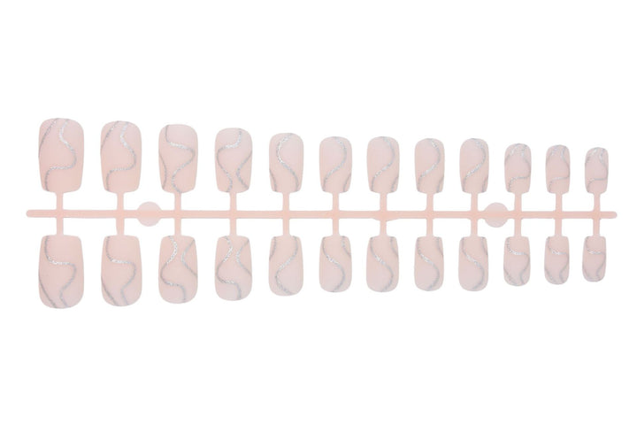 Artificial nails with glittering accents Kalsten