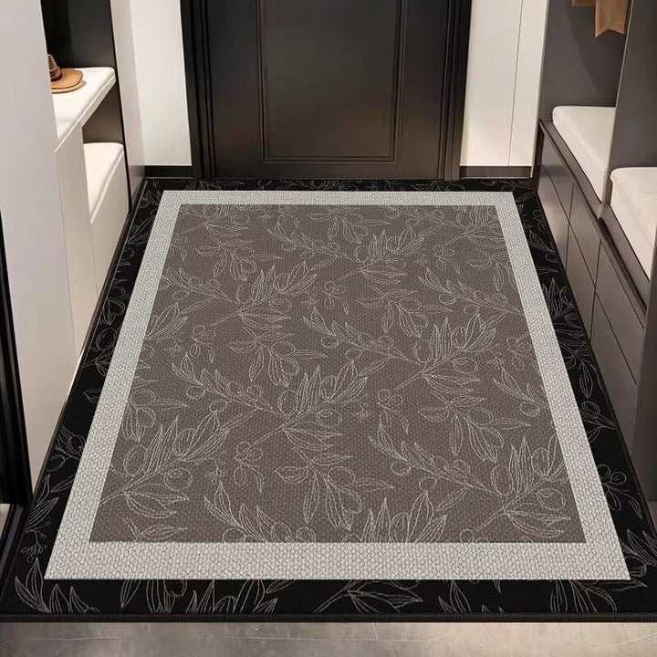 Elegant Textured Entryway Rug