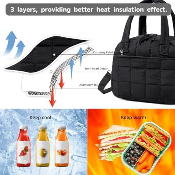 Multifunctional Quilted Shoulder Bag Kalsten
