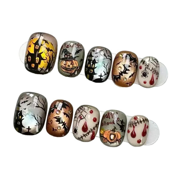 Artificial nails in Halloween design Kalsten