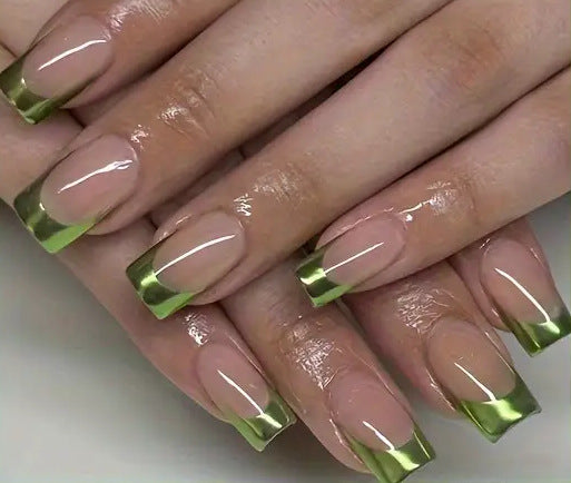 Acrylic Nail Enhancements with Elegant French Tips Kalsten