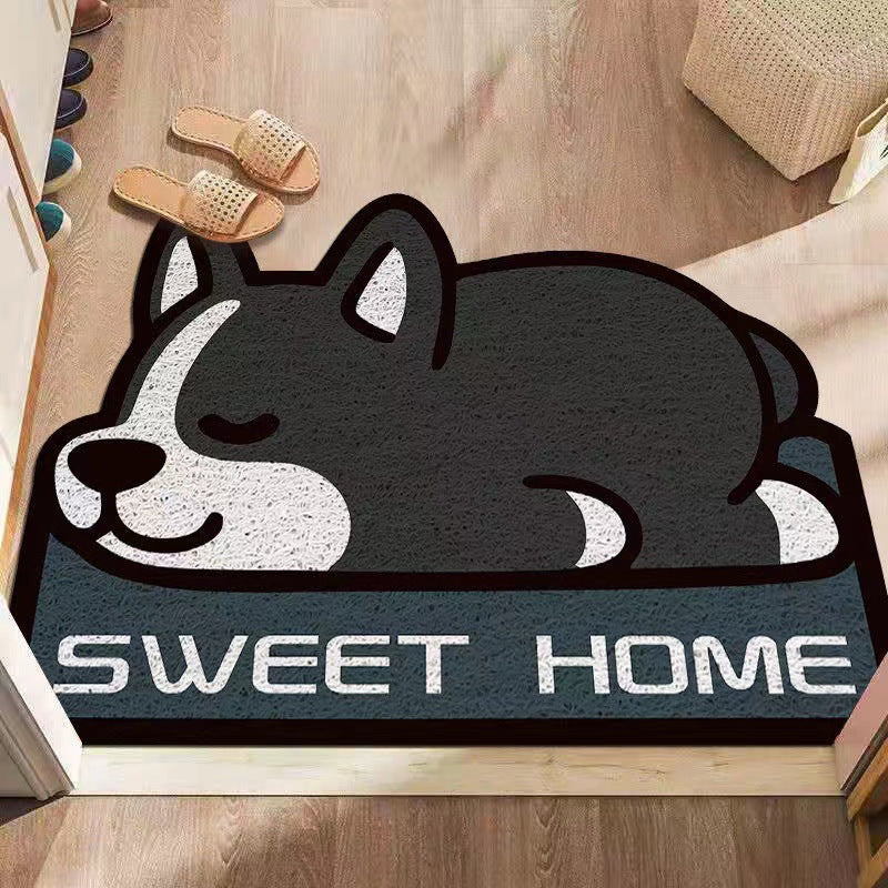 Cartoon Dog Theme Floor Mat