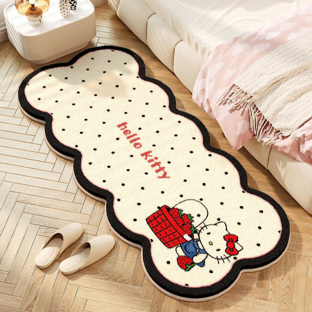Cute Cartoon-Themed Plush Area Rug