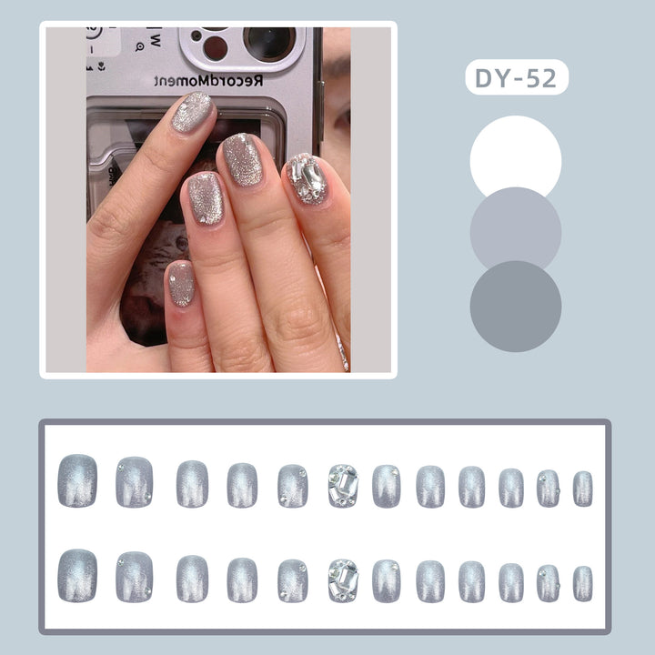 Glamorous Glitter Press-On Nail Art