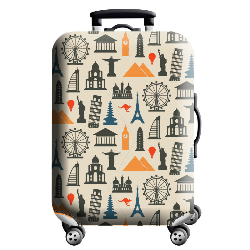Unisex hard-shell suitcase with modern geometric design Kalsten