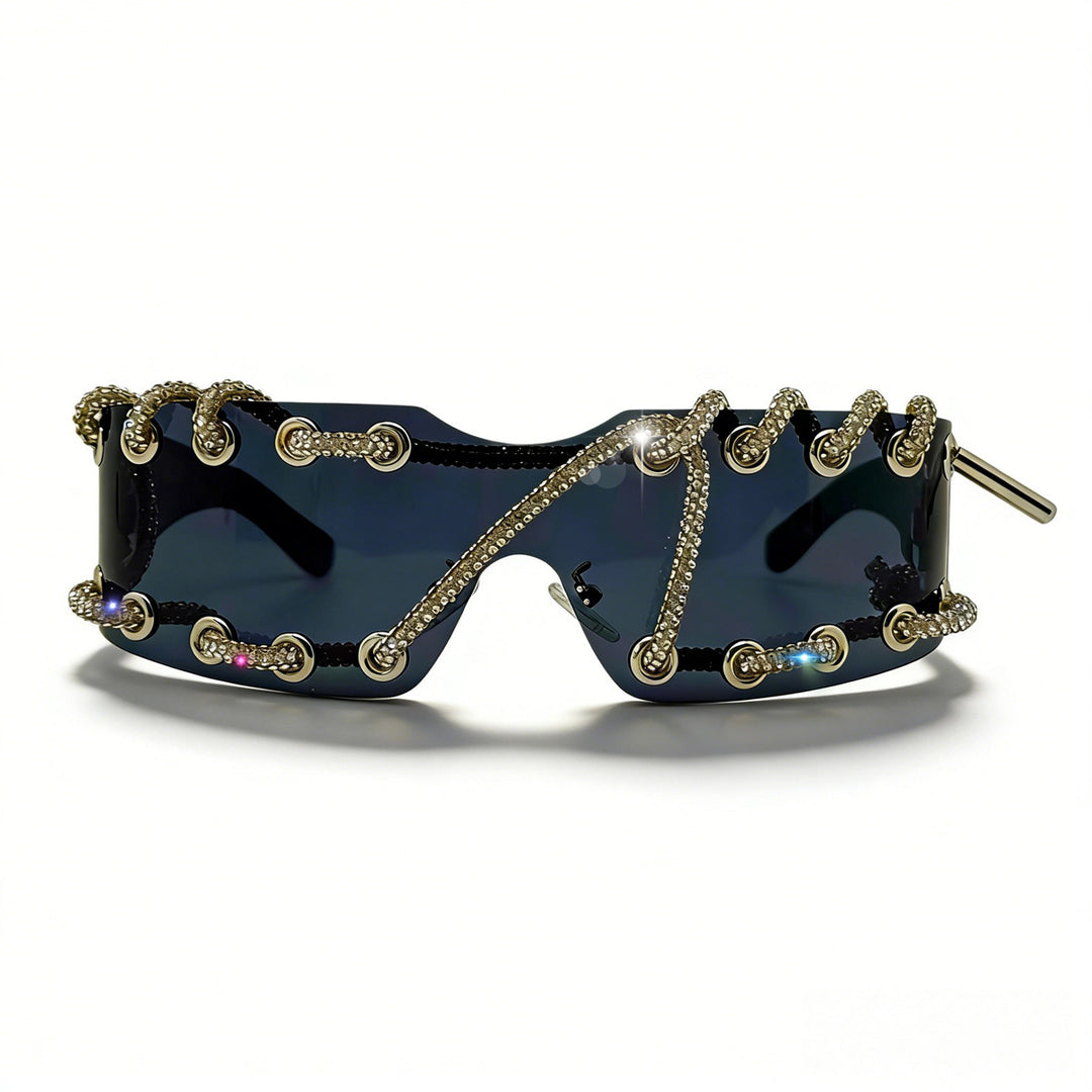 Women's sunglasses with unique lacing design Kalsten