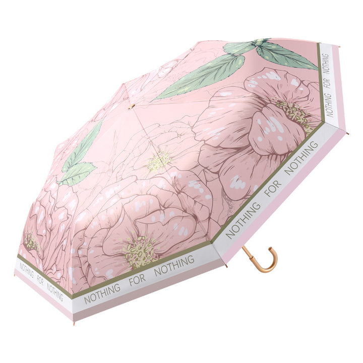 Ladies elegant and creative folding umbrella with heart design Kalsten