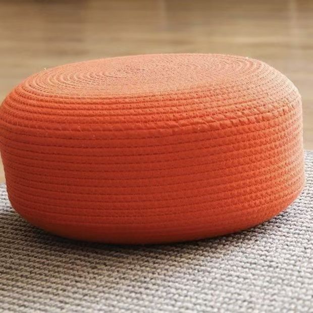 Handcrafted seat pouf Kalsten