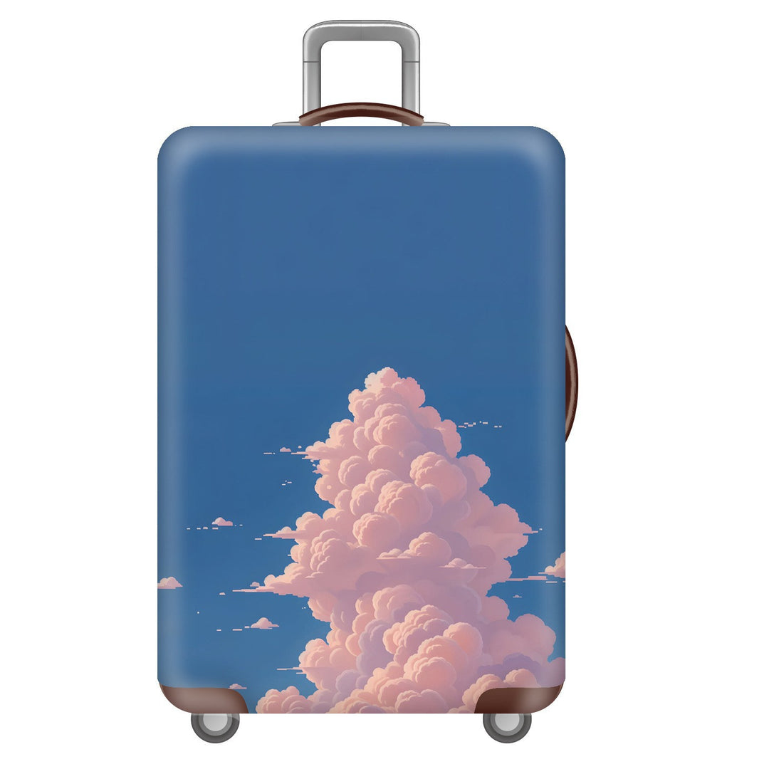 Unisex Hard Shell Suitcase with Dreamy Landscape Design Kalsten