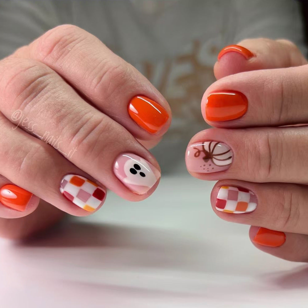 Festive Playful Press-On Nail Set Kalsten