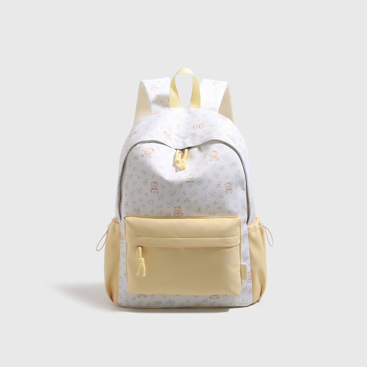 Playful Character Print Backpack Kalsten