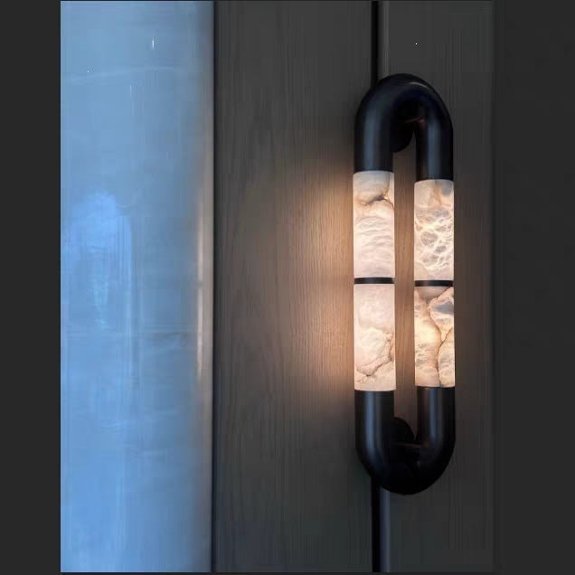 Contemporary Wall Sconce with Textured Design