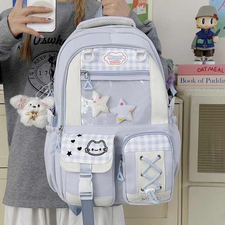 Playful Graphic School Backpack Kalsten