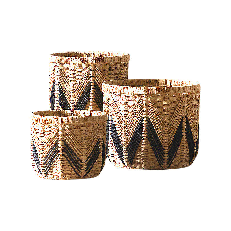 Handcrafted Natural Fiber Storage Basket Kalsten