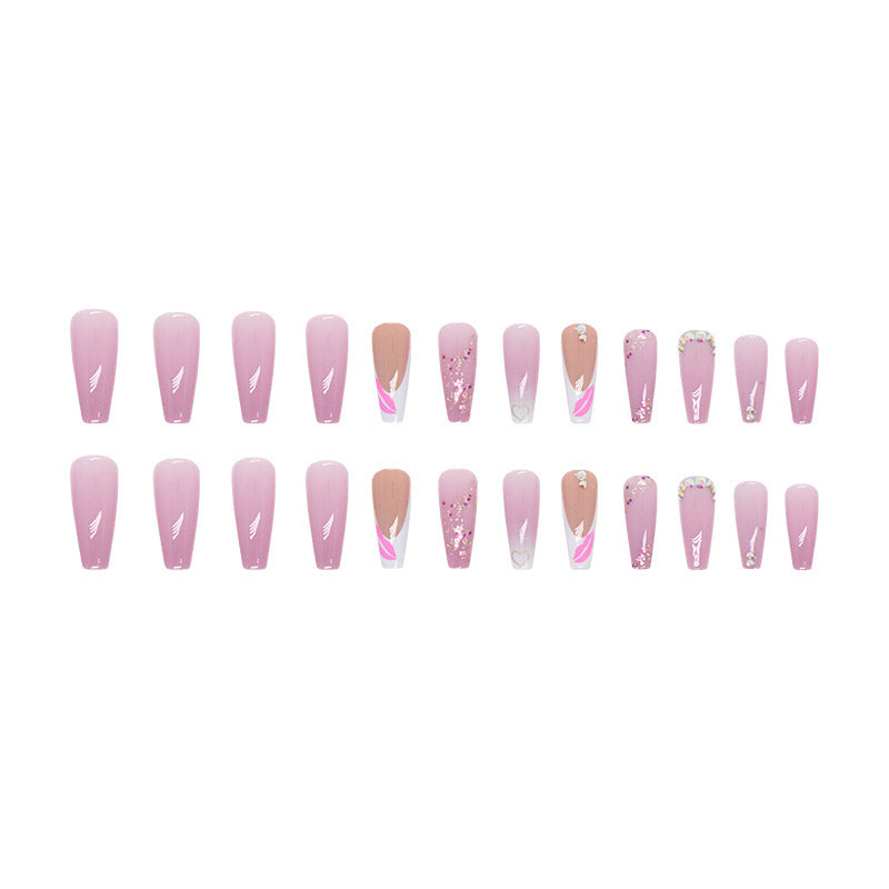 Decorative Press-On Nail Art Set Kalsten