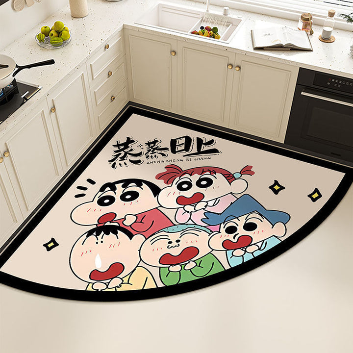 Cartoon Character Kitchen Mat