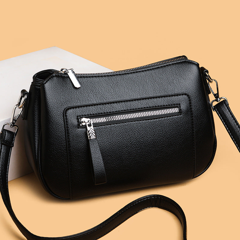Casual Leather Crossbody Bag Kalsten