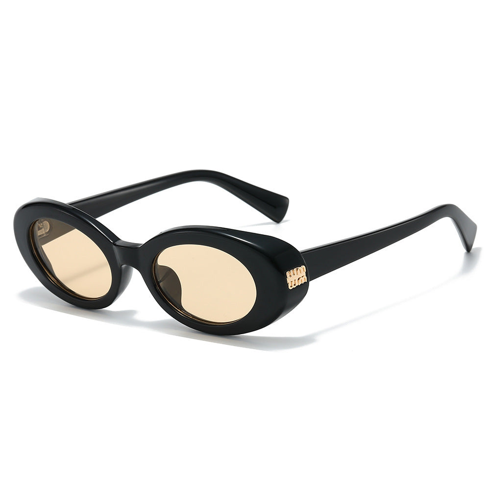 Statement Oval Frame Sunglasses Kalsten