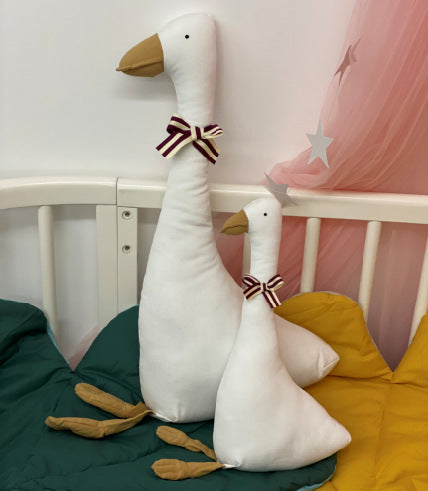 Handmade Organic Linen Bunny Doll with Long Limbs