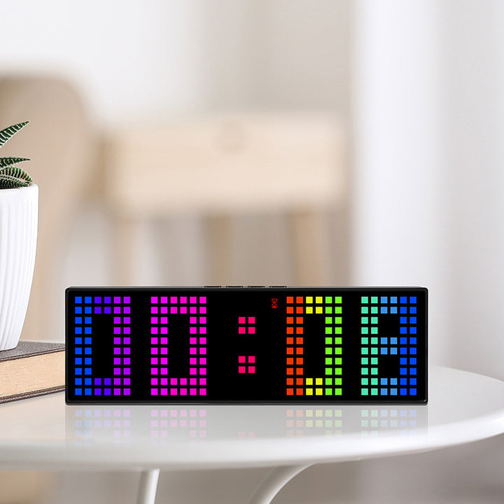 Digital LED alarm clock with color change Kalsten