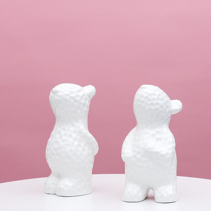 Decorative Ceramic Bear Figurine Kalsten