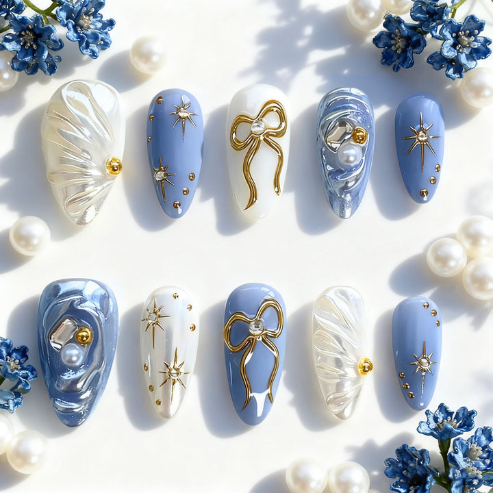 Artfully designed nail set Kalsten