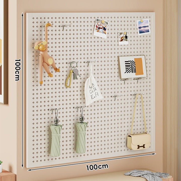 S-Shaped Offset Pegboard Utility Hooks with Support Post