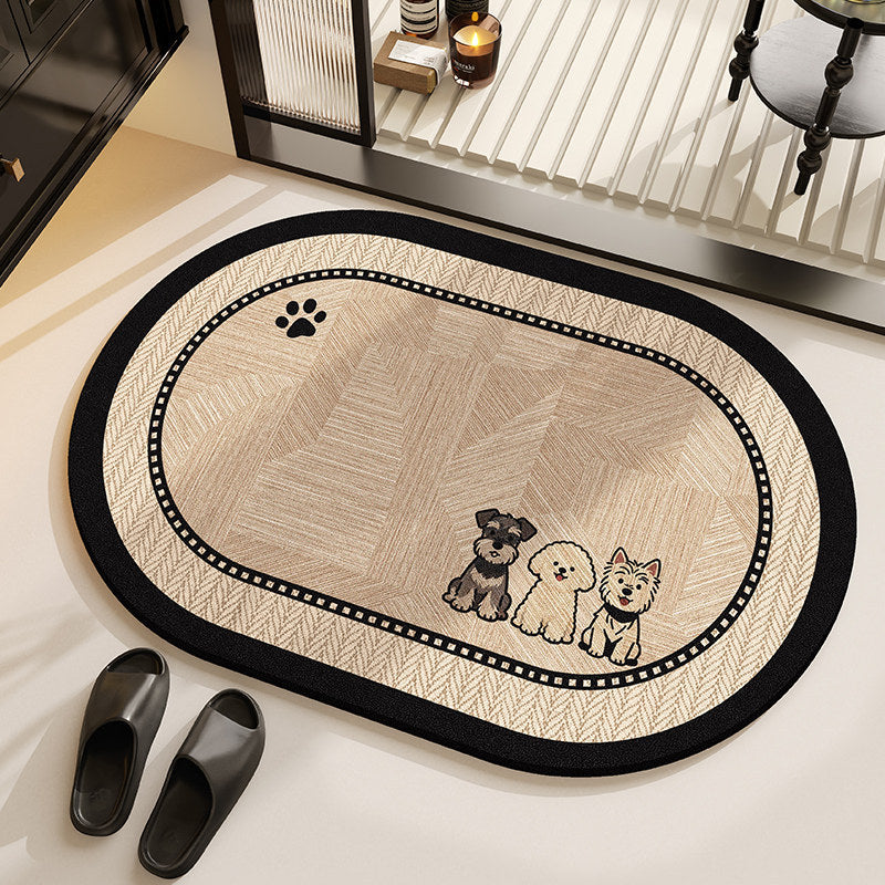 Decorative Cat Themed Area Rug for Home