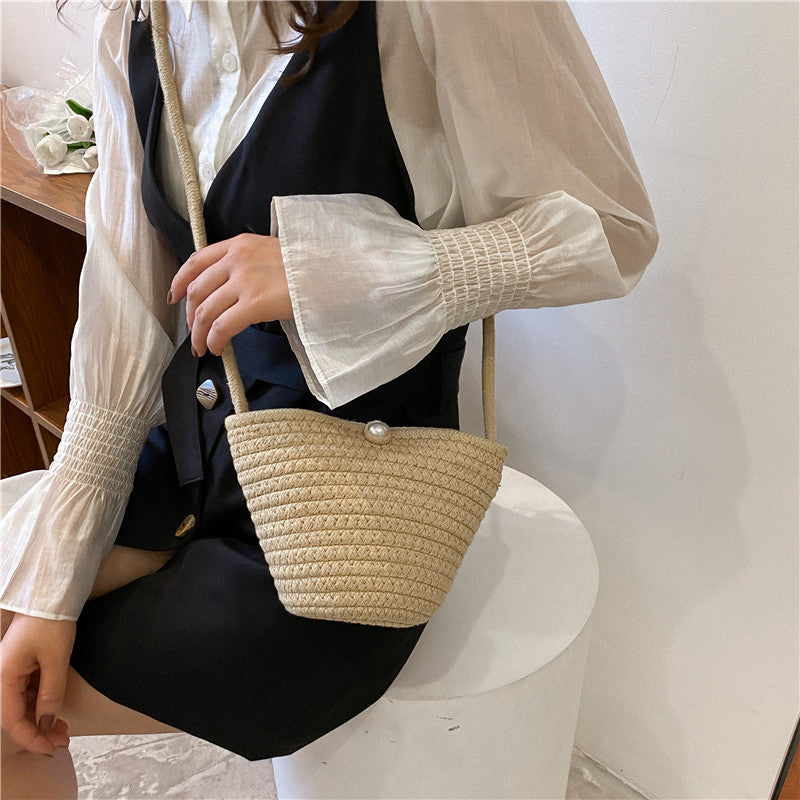 Woven Rope Shoulder Bag
