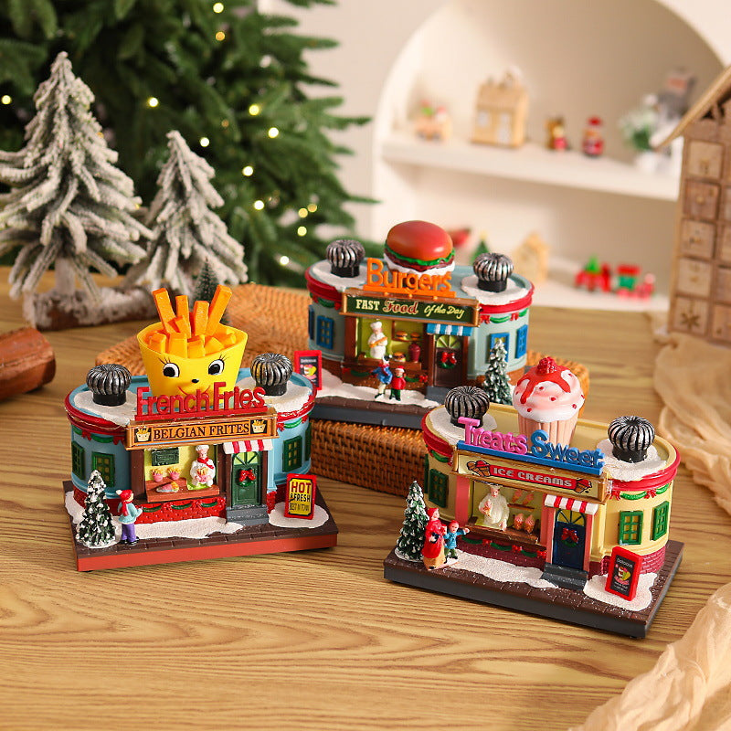 Nostalgic Ice Cream Parlor with LED Lighting Kalsten