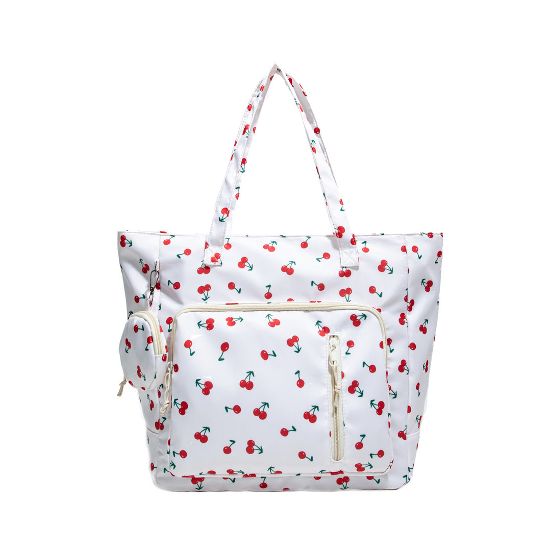 Functional Floral Print Tote Bag Kalsten